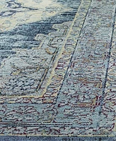 Safavieh Crystal CRS500 Blue and Yellow 9' x 12' Area Rug