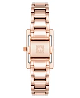 Anne Klein Women's Quartz Rose Gold-Tone Alloy Link Bracelet Watch, 20.5mm