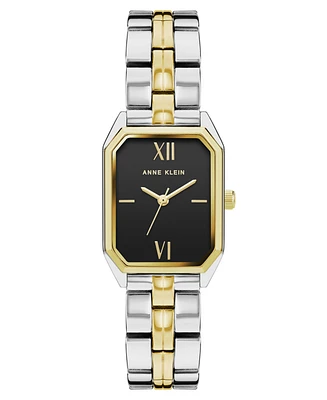 Anne Klein Women's Quartz Two-Tone Alloy Link Bracelet Watch, 24mm - Two