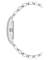 Anne Klein Women's Quartz Silver-Tone Alloy Link Bracelet, 23mm