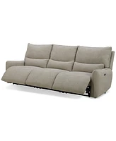 Olper -Pc. Fabric Zero Wall Sectional Power Motion Sofa