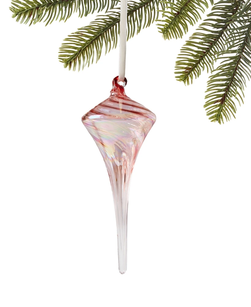 Holiday Lane Burgundy & Blush Finial Ornament, Created for Macy's