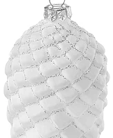 Holiday Lane Snowdaze White Pine Cone Ornament, Exclusively at Macy's