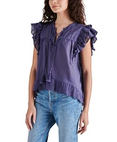 Steve Madden Women's Bellamy Cotton Voile Top