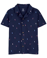 Carter's Big Boys Popsicle Button Front Shirt