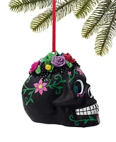 Holiday Lane Day of the Dead Glass Floral