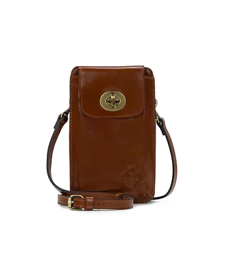 Patricia Nash Felicita Mini Leather Phone Crossbody