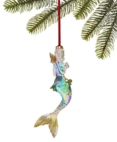 Holiday Lane Seaside Mermaid with Seashell Ornament, Exclusively at Macy's