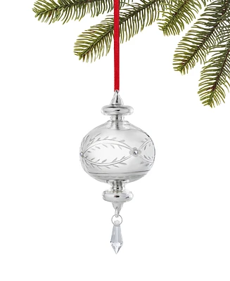 Holiday Lane Snowdaze Finial Ornament, Created for Macy's