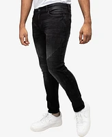 X-Ray Men's Moto Slim Fit Jeans