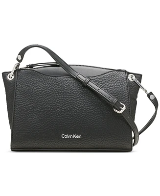 Calvin Klein Garnet Adjustable Top Zipper Crossbody