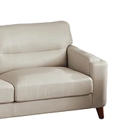 Elm 84" Top Grain Leather Sofa