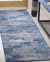 Safavieh Evoke EVK272 Navy and Ivory 2'2" x 9' Runner Area Rug