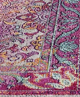 Safavieh Crystal CRS506 Light Blue and Fuchsia 6'7" x 9'2" Area Rug