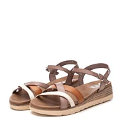 Xti Women's Low Wedge Strappy Sandals By