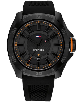 Tommy Hilfiger Men's Quartz Silicone Watch 46mm