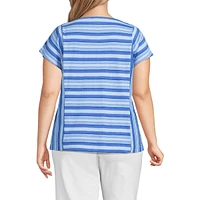 Lands' End Plus Slub Wedge T-Shirt