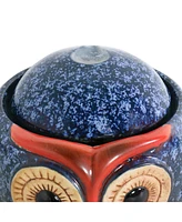 Sunnydaze Decor Owl Ceramic Indoor Water Fountain - 6 in