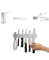 Cheer Collection 16" Stainless Steel Magnetic Knife Holder