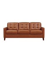 Aiden 80" Top Grain Leather Sofa