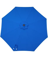 Sunnydaze Decor 9 ft Sunbrella Patio Umbrella with Tilt and Crank - Pacific Blue