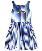 Polo Ralph Lauren Toddler & Little Girls Sailing Flag Cotton Poplin Dress