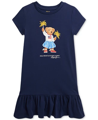 Polo Ralph Lauren Toddler & Little Girls Polo Bear Cotton Jersey Tee Dress