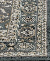 Safavieh Lyndhurst LNH338 Teal and Grey 2'3" x 12' Runner Area Rug