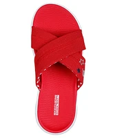 Skechers Women's Go Walk Flex Sandal - Patriotic Casual Sandals from Finish Line