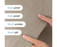 Piece Deep Pocket Microfiber (Muted, Vibrant, Heathered) Sheet Set