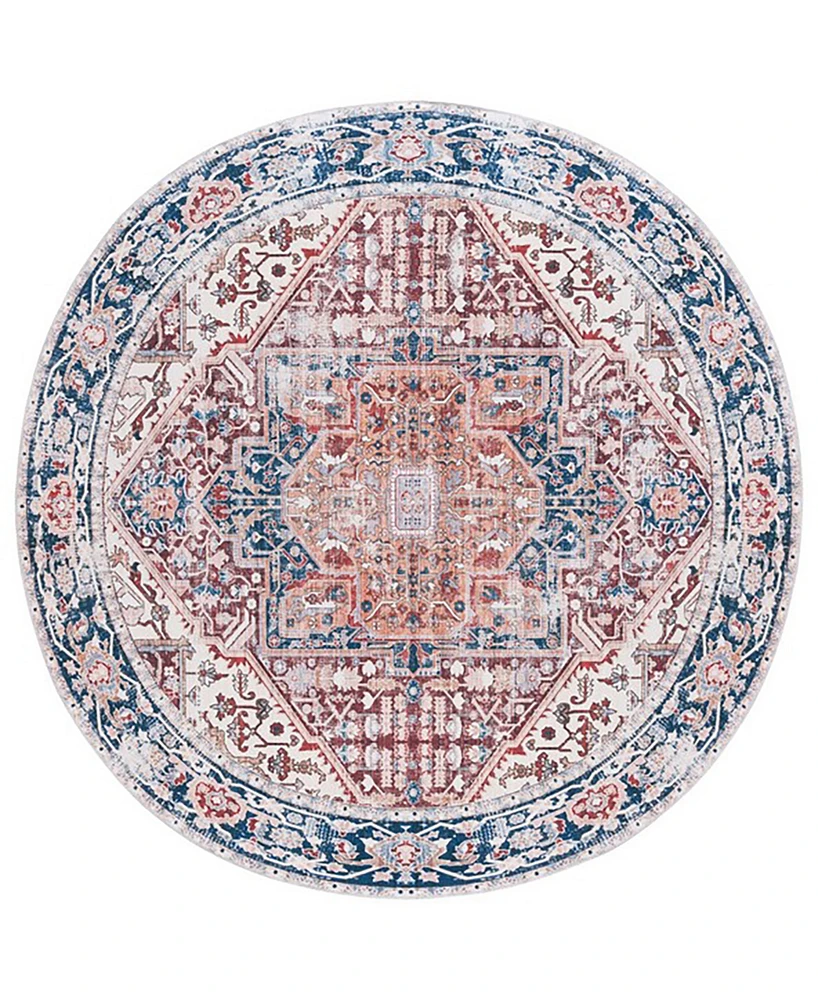 Safavieh Arizona Washable 109 ARZ109 6'x6' Round Area Rug