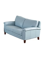 Westcott 62" Top Grain Leather Loveseat