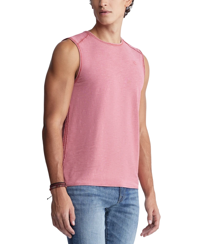 Buffalo David Bitton Men's Karmola Relaxed-Fit Textured Muscle T-Shirt