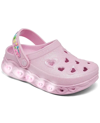 Skechers Toddler Girls' Foamies: Light Hearted Casual Slip-On Clog Shoes from Finish Line