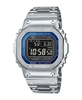 G-Shock Mens Digital Silver Tone Stainless Steel Watch, 49.3mm, GMWB5000D-2