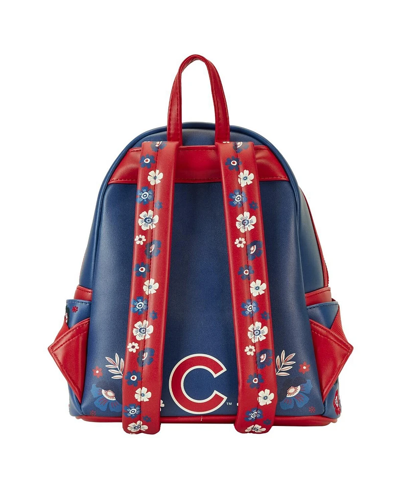 Loungefly Chicago Cubs Floral Mini Backpack