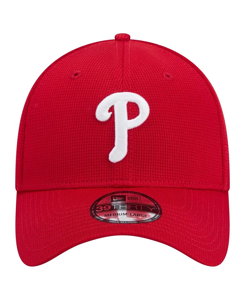 New Era Men's Red Philadelphia Phillies Active Pivot 39thirty Flex Hat