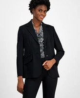 Anne Klein Women's Two-Button Compression Blazer