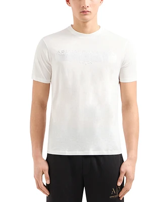 A|X Armani Exchange Men's Metallic Logo Graphic T-Shirt