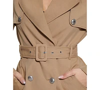 Guess Women's Jade Double-Breasted Belted Trench Coat