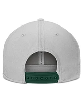 Top of the world Men's Gray Miami Hurricanes Hudson Snapback Hat