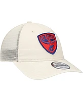 New Era Men's Tan Fc Dallas Game Day 9Twenty Adjustable Trucker Hat