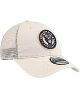 New Era Men's Tan Philadelphia Union Game Day 9Twenty Adjustable Trucker Hat