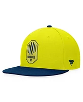 Fanatics Branded Men's Yellow/Navy Nashville Sc Downtown Snapback Hat