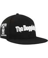 Lids Men's Black Death Row Records Doggfather Fitted Hat