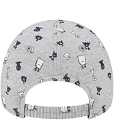 New Era Toddler Heather Gray Penn State Nittany Lions Allover Print Critter 9Forty Flex Hat