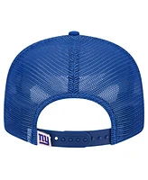 New Era Men's Royal New York Giants Main Trucker 9Fifty Snapback Hat