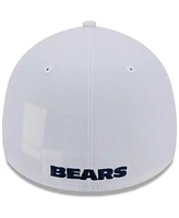 New Era Men's White Chicago Bears Main 39Thirty Flex Hat