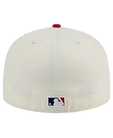 New Era Men's White St. Louis Cardinals Alternate Chrome 59Fifty Fitted Hat