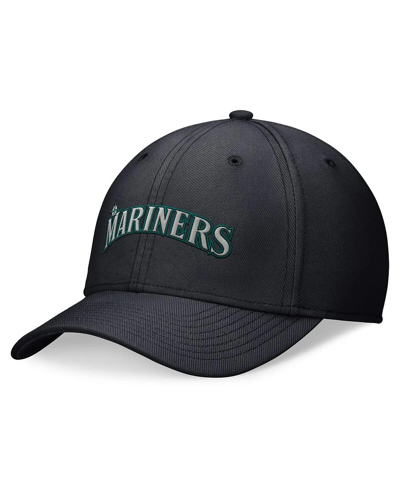 Nike Men's Navy Seattle Mariners Evergreen Performance Flex Hat